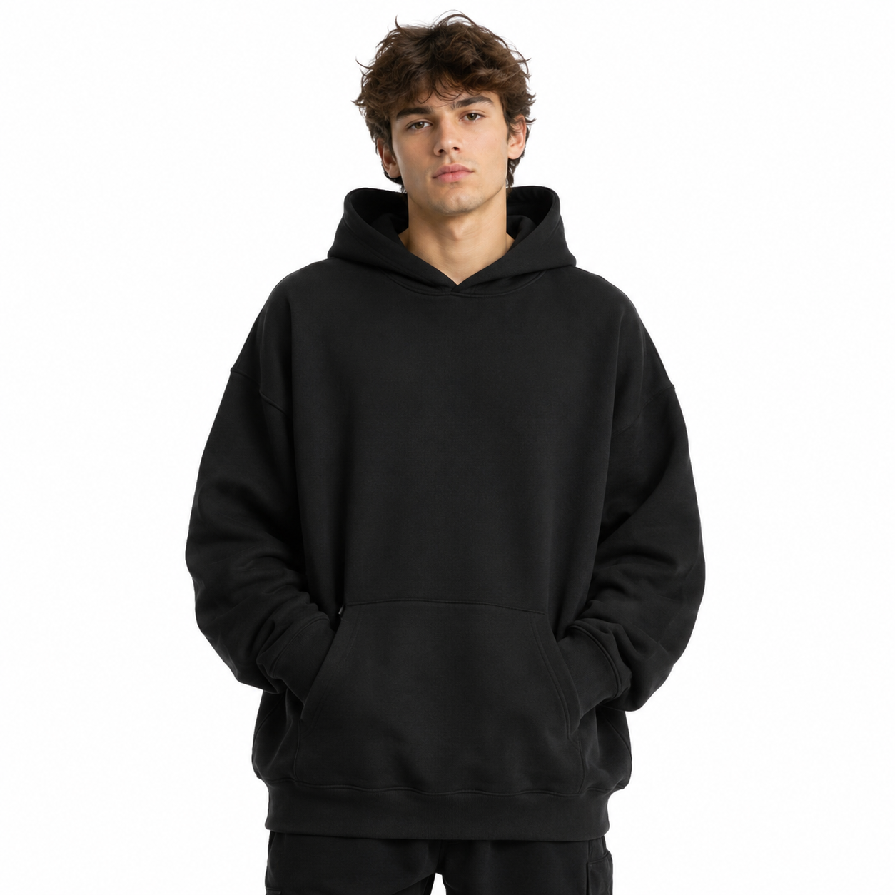 big cat graphic hoodie
